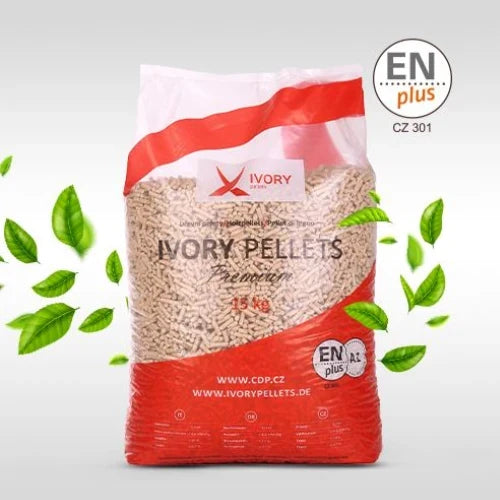 Dřevěné pelety IVORY PELLETS Premium, ENplus A1, 1 050 kg