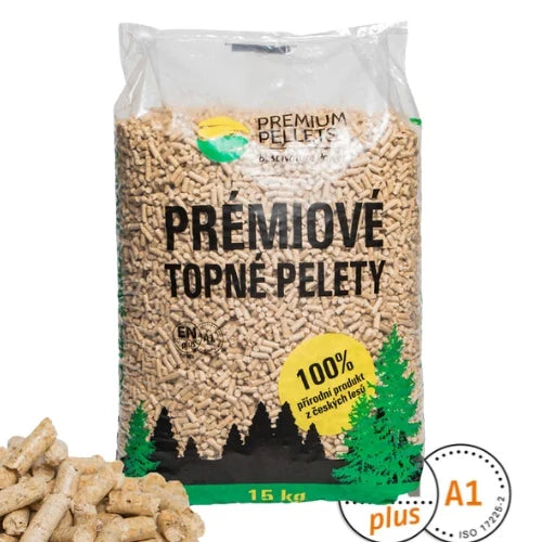Drevené pelety Premium Pellets, ENplus A1, 825 k