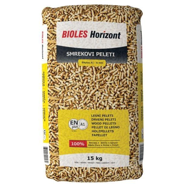 BIOLES HORIZONT – Dřevěné pelety ENplus A1 – 1 050 kg